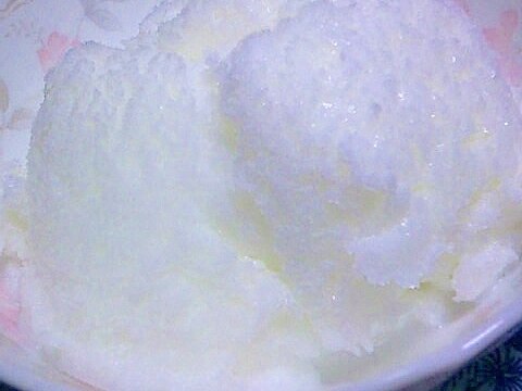 ミルク練乳アイス